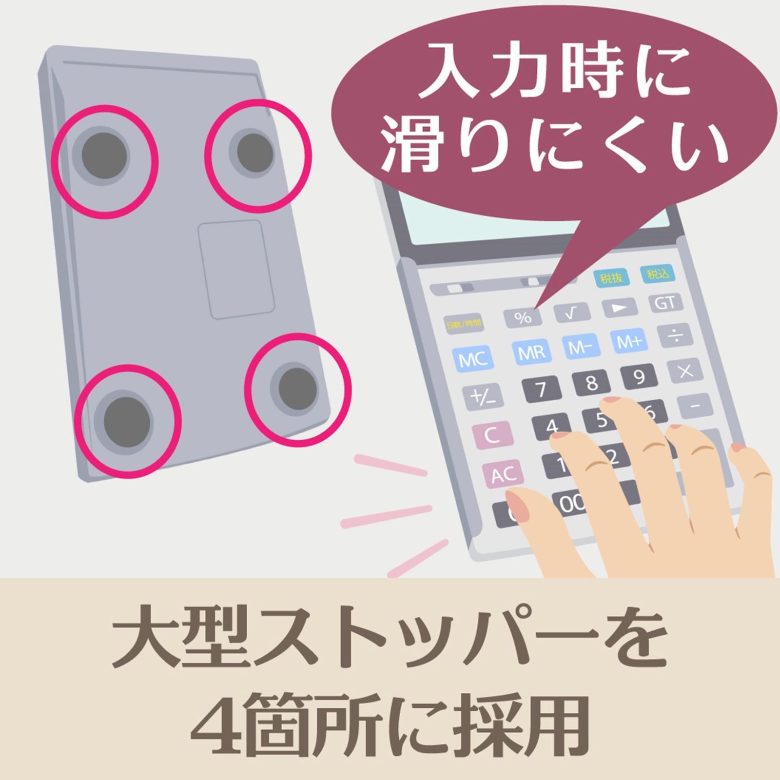 数量限定】カシオ 本格実務電卓 12桁 検算機能 デスクタイプ DS-20WKA