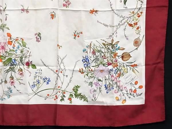 Gucci 花柄 シルクストール 100%本物保証] ☆GUCCI☆ GG 花柄 ストール 508797 3G200 4279