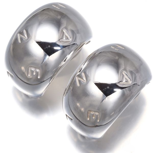 ⚪︎CHANEL シャネル ロゴ イヤリング シルバー 925 片耳 CHANEL - CHANEL シャネル ロゴイヤリング シルバー SILVER925