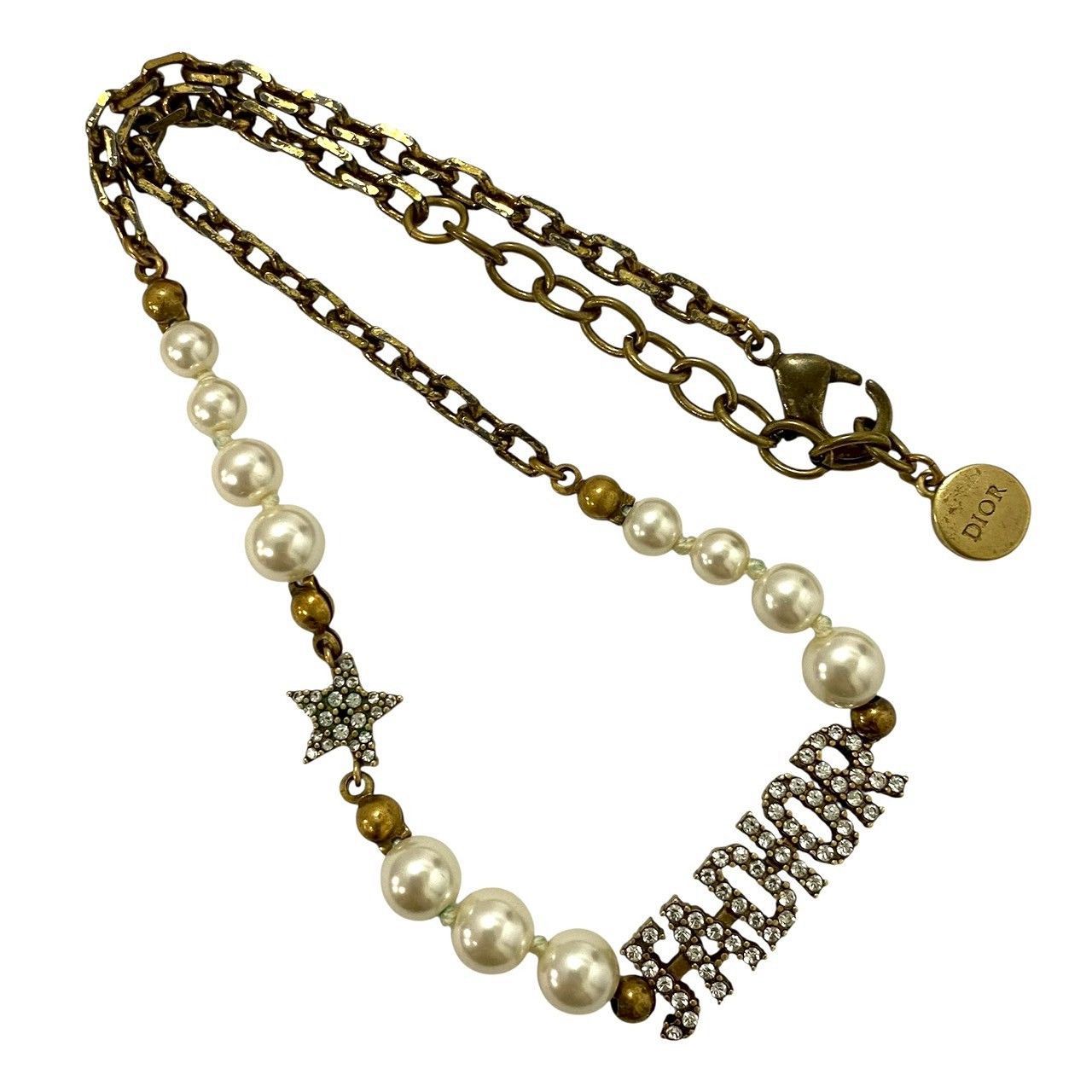 Dior】J'ADIOR/ ジャディオール チョーカー ネックレス フェイクパール