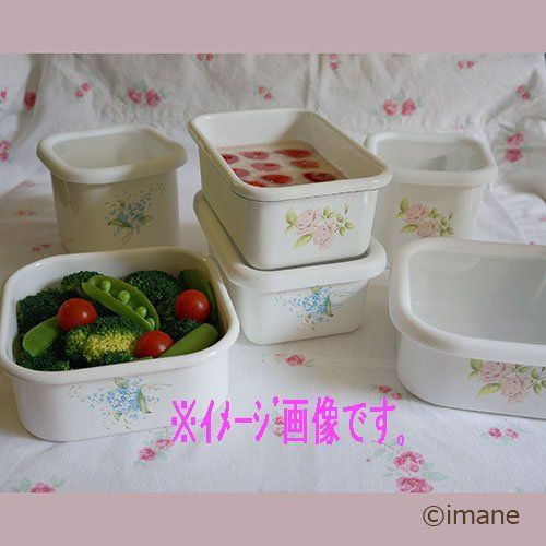 イマンダイアナローズホーロー蓋付きストッカー イマン公式オンライン