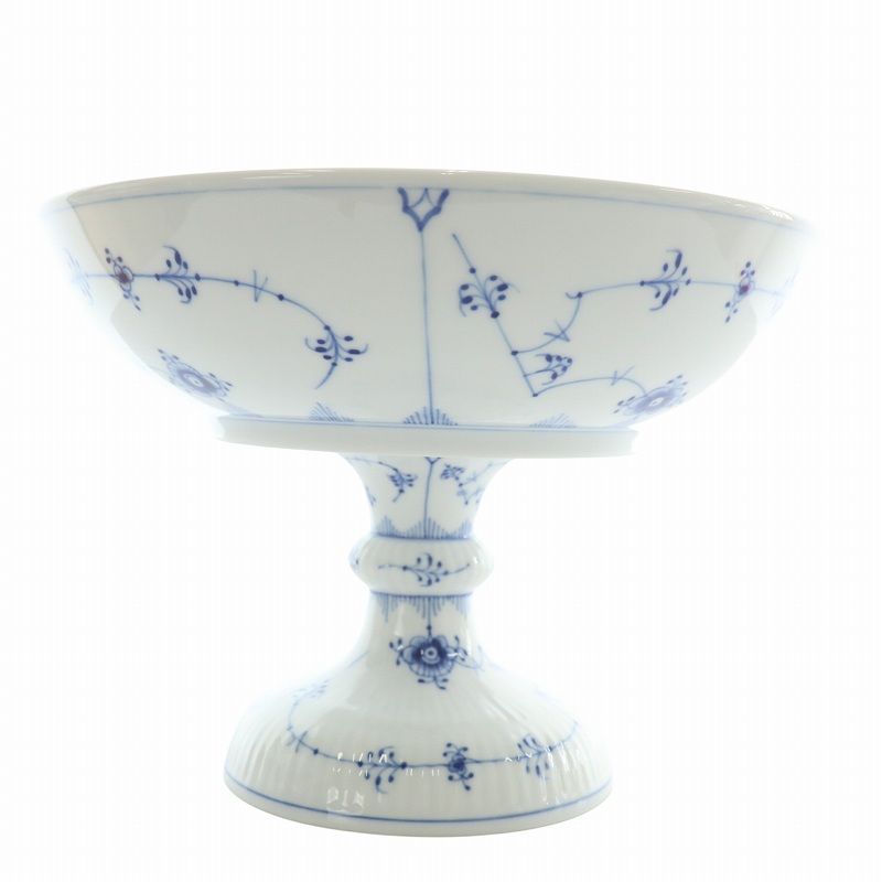 キャメロット 未使用 ロイヤルコペンハーゲン プレイン コンポート ロイヤルコペンハーゲン ROYAL COPENHAGEN ブルーフルーテッド