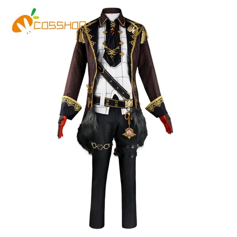 原神 Genshin ディルック ラグヴィンド-Diluc Ragnvindr コスプレ 衣装 演出服 変装 cosplay 仮装 二次会 イベント パーティー