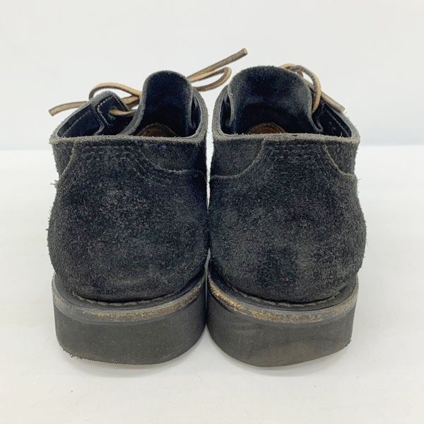 HATHORN ハソーン ワークブーツ シューズ OXFORD SHOES オックスフォード スエード レザー 本革 メンズ サイズ8 E ブラック 靴 DF 15918