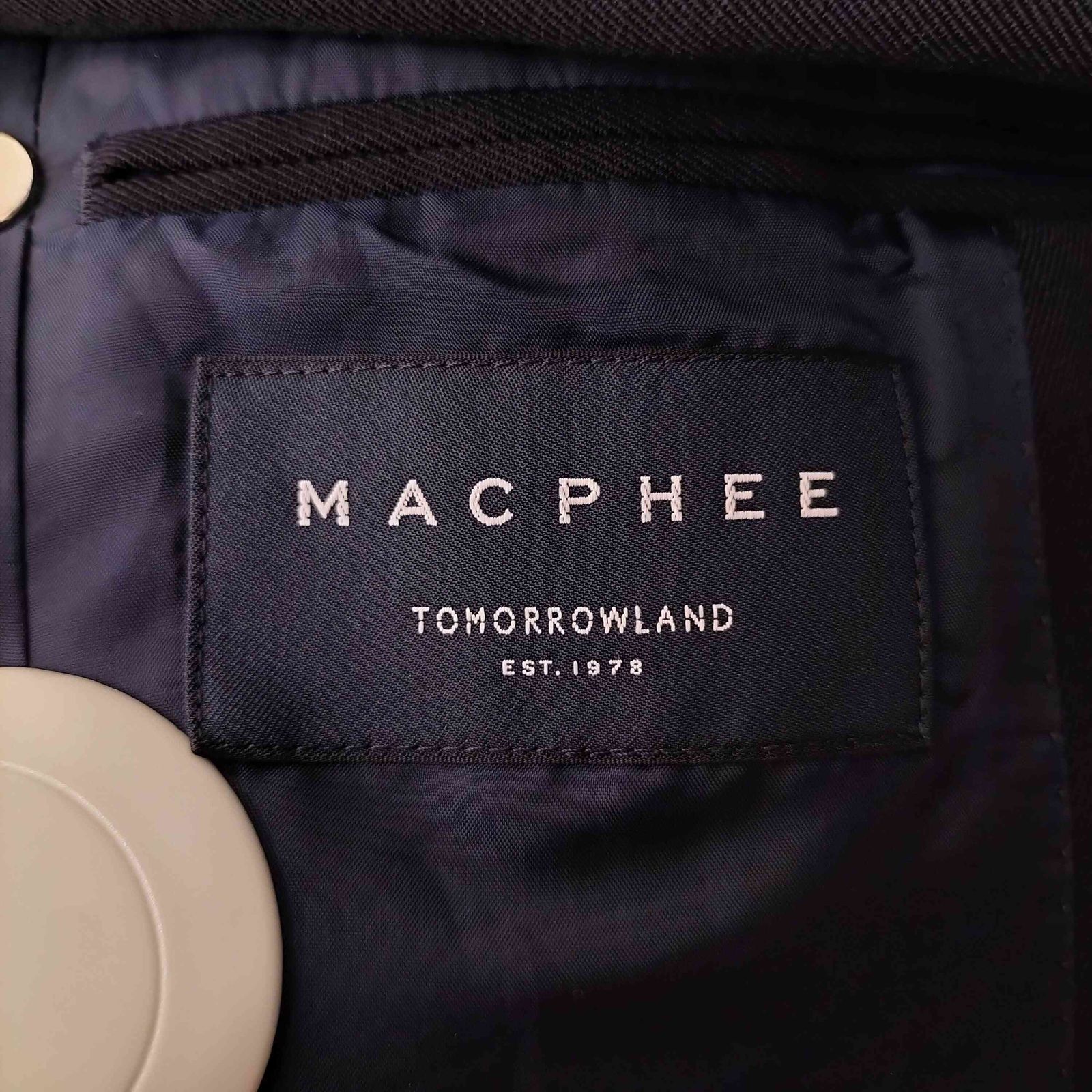 マカフィー MACPHEE ビンテージギャバジン ダブルブレストジャケット