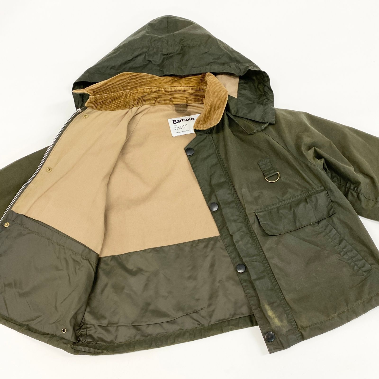 バブアージャケットBarbour Margaret Howellカバーオール S マーガレット ハウエル×バブアーのコラボアウター、軽やかな