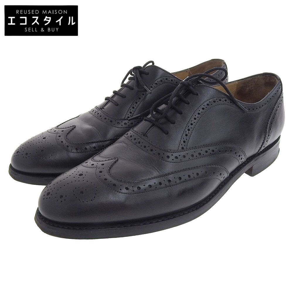 チーニー ロイドフットウェア別注 ウイングチップ UK9 ブラック 内羽根 革靴 チーニー ロイドフットウェア別注 ウイングチップ UK9 ブラック 内羽根