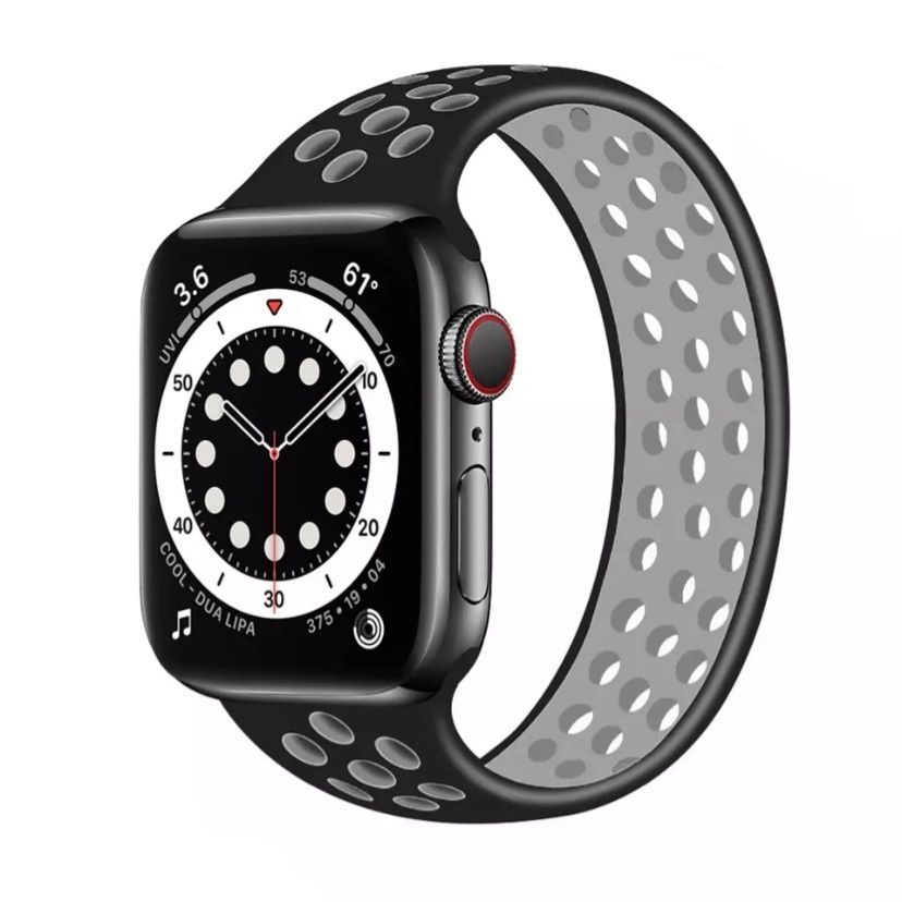 Apple Watchバンド ソロループ 38 40 41 M グレー - その他