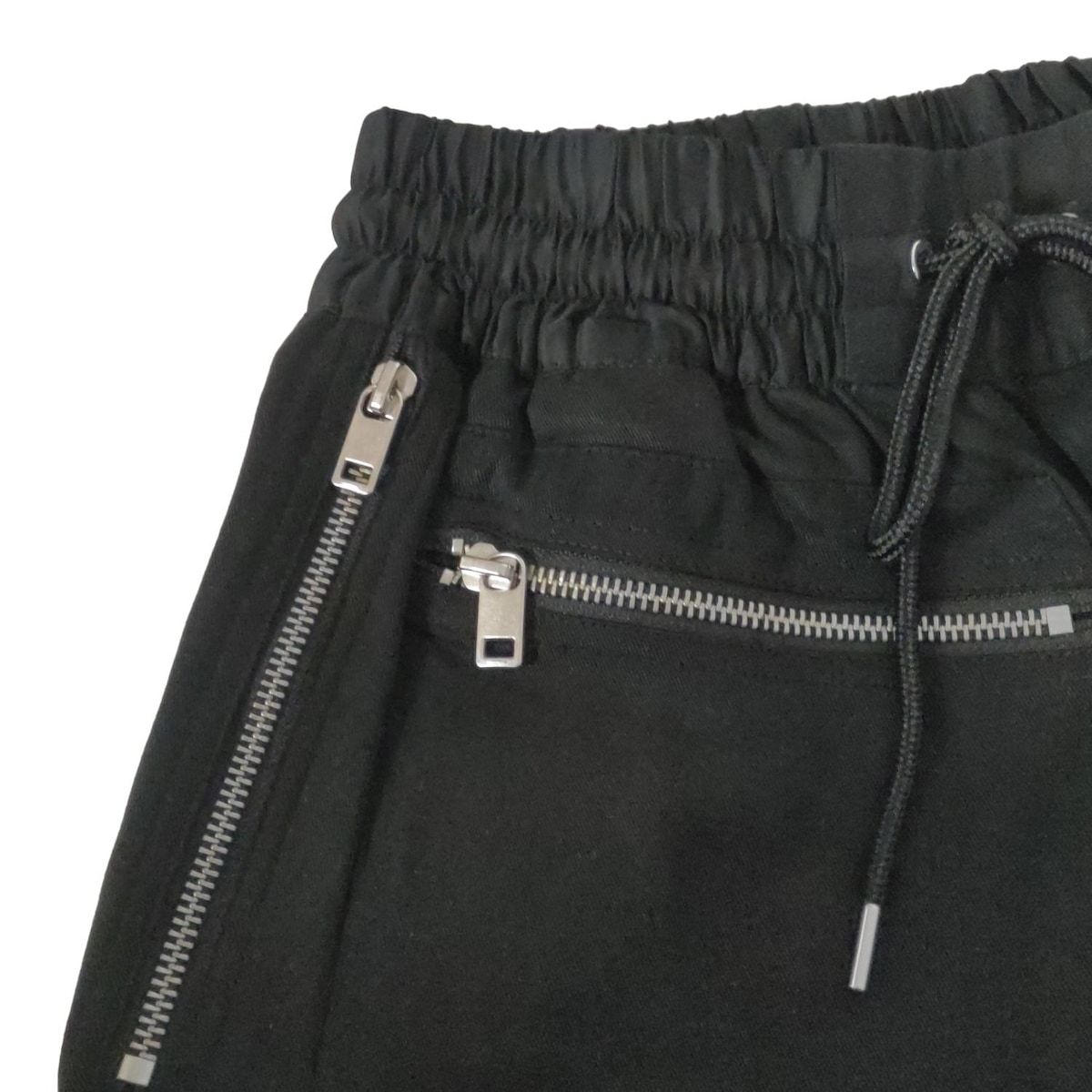 DIESEL ディーゼル パンツ サイズXS レディース - 黒 フルレングス ウエストゴム DECORATOM_COM_BR