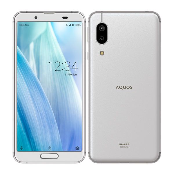 AQUOS sense3 lite SH-RM12 シルバーホワイト SIMフリー 本体 楽天