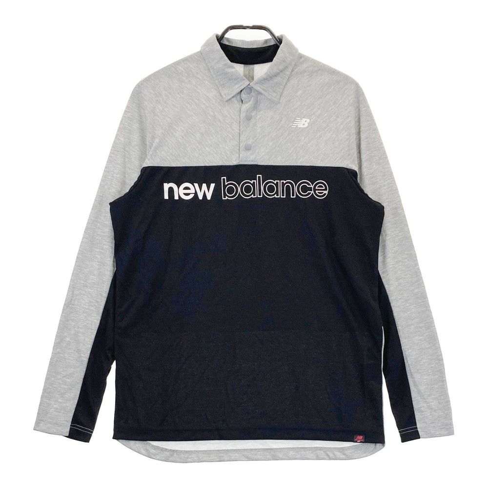 サイズ：6 NEW BALANCE GOLF ニューバランス  長袖ポロシャツ  グレー系 [240101308084]# ゴルフウェア メンズ ストスト