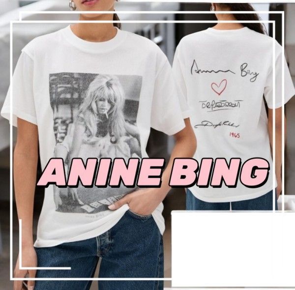 新店特価 ☆ ANINE BING リリ・ティー AB X DK X ブリジット