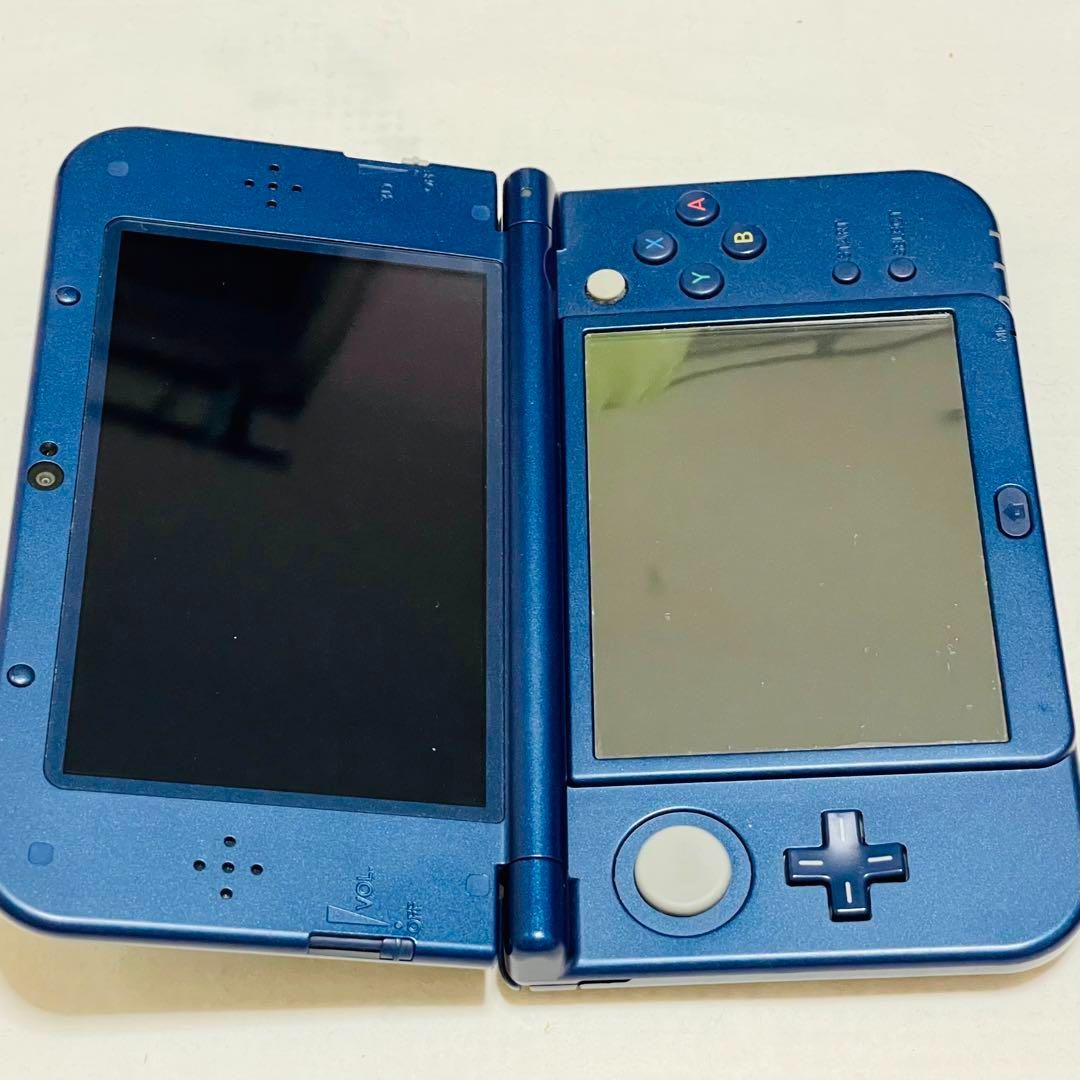 中古 New ニンテンドー 3DS LL 本体 ポケモンバンク メタリックブルー 