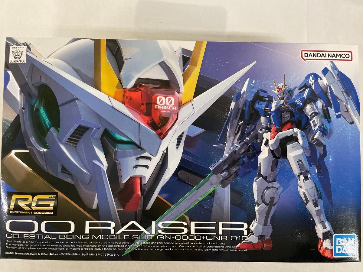 未開封】RG 機動戦士ガンダム00 GN-0000+GNR-010 ダブルオー