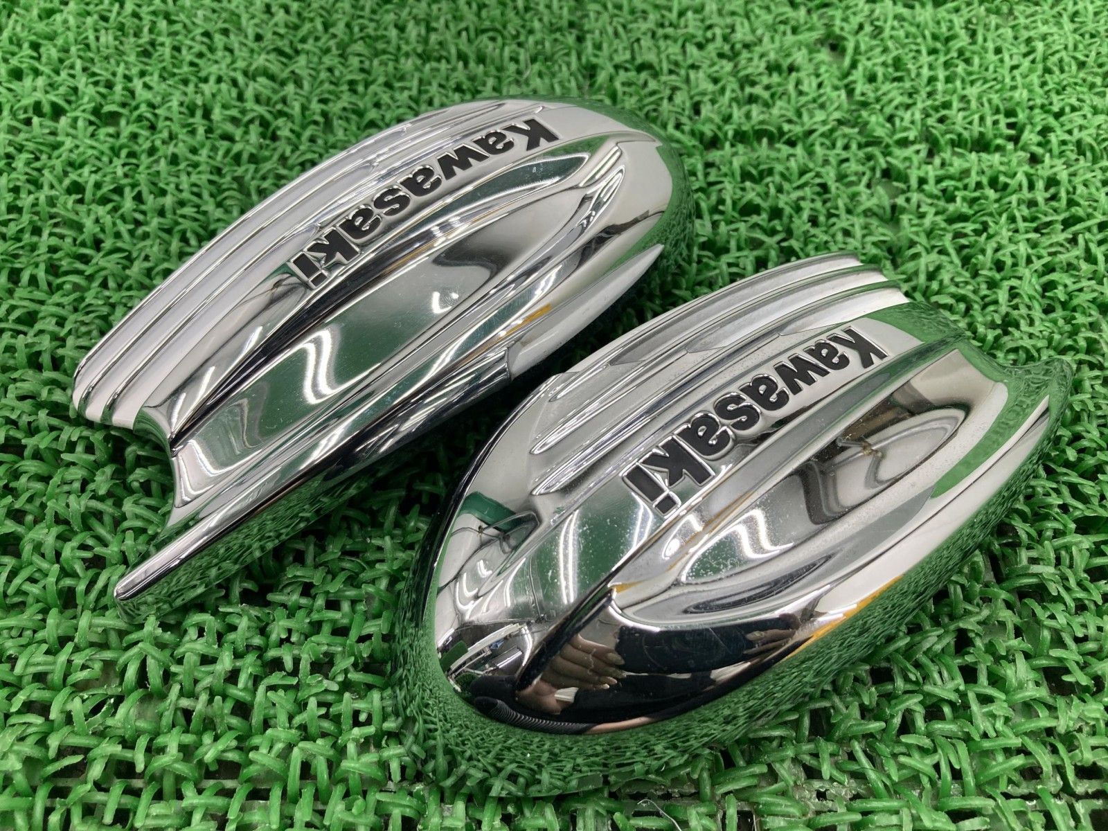 W650 タンクエンブレム 左右 56051-1996|56051-1997 カワサキ 純正 EJ650A 56051-1996 56051-1997 コケキズ無し 61