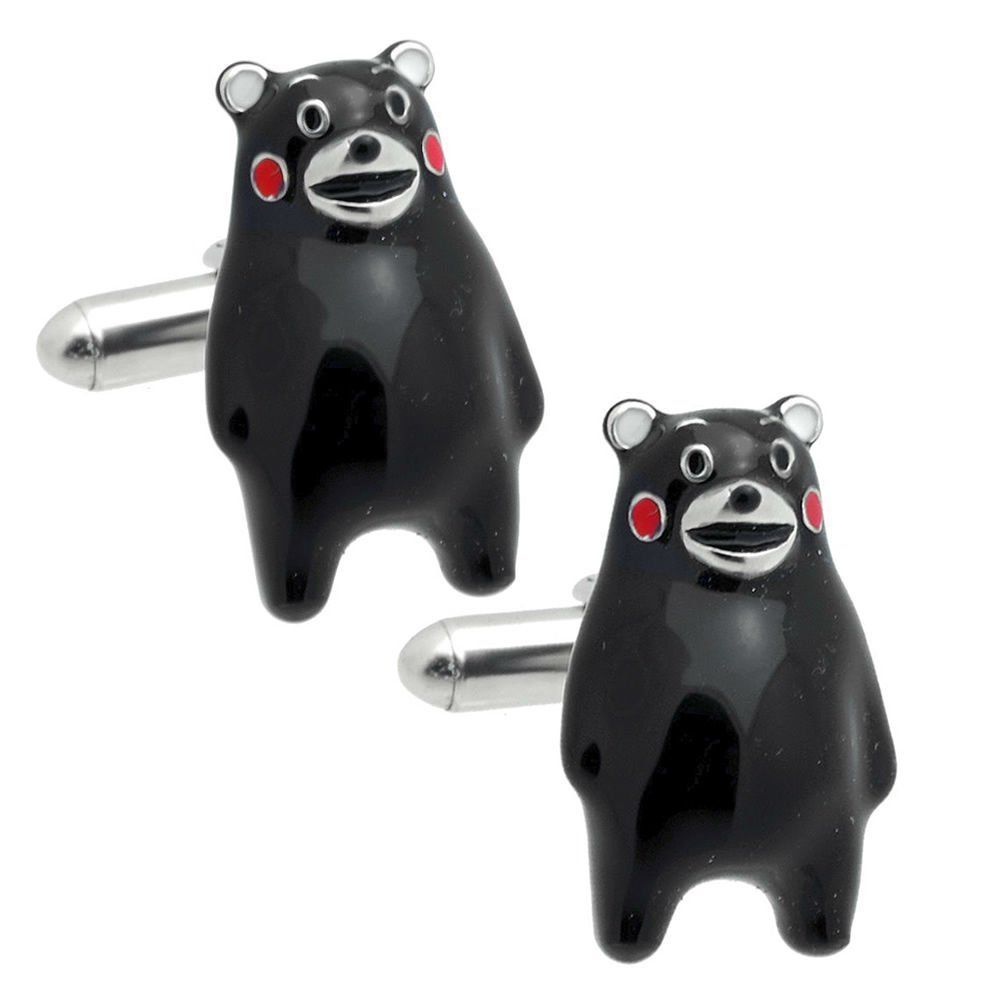 新品 カフスボタン くまモンのカフス カフリンクス n01525