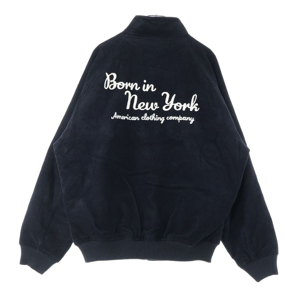 SCHOTT ショット CORDUROY SWINGTOP JKT コーデュロイ スウィングトップ ジップアップジャケット ブラック 782-3252020