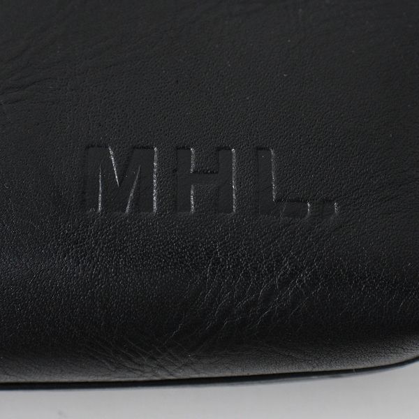 【新品】マーガレットハウエル　レザーポーチ MHL. エムエイチエル マーガレットハウエル レザー ポーチ(大