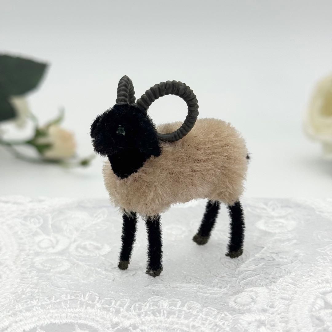 西ドイツ ワグナー社 ヒツジ サフォーク羊 Wagner Kunstlerschutz Westdeutschland ビンテージ アンティーク