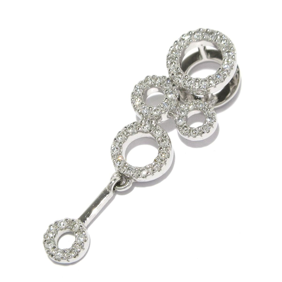 RUGIADA ルジアダ ペンダントトップ - K18WG×ダイヤモンド フルダイヤ|総重量 3.2g