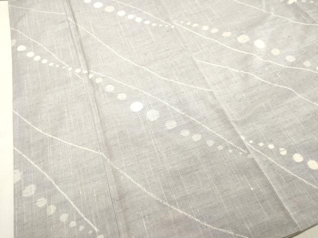 平和屋着物○上質な紬 背抜き仕立て 抽象文様 やまと誂製 正絹 逸品 未