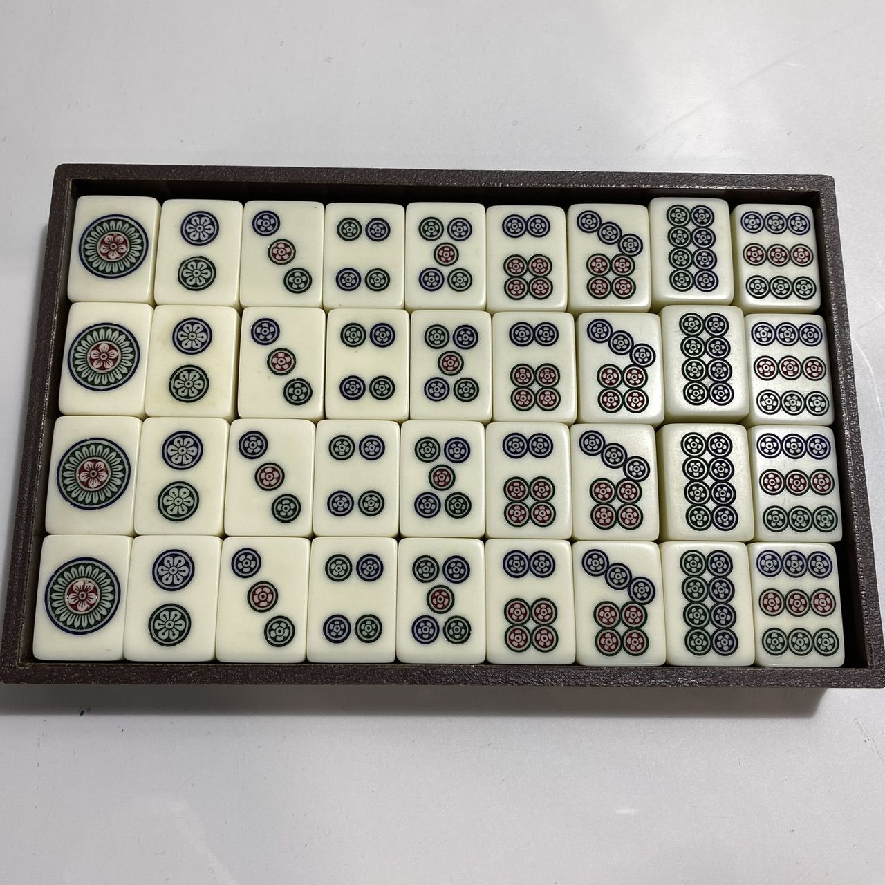 麻雀牌 アンティーク 昭和レトロ (管理番号：OKU10348/B1-80