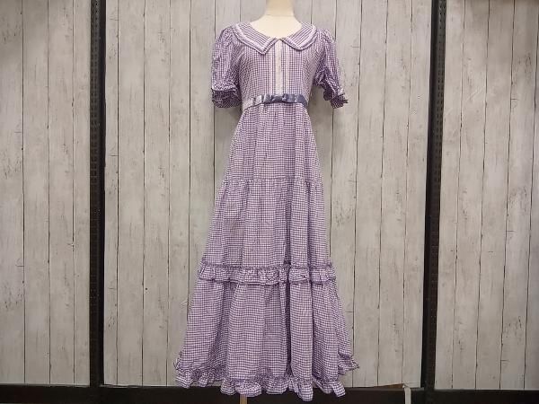 新品　Maria pipi マリアピピ　ティアードロングワンピース　ラベンダー Maria pipi マリアピピ ラベンダー ティアードロングワンピース フリル