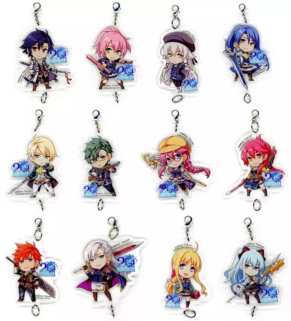 中古】キーホルダー 全12種セット つながる!アクリルチャーム
