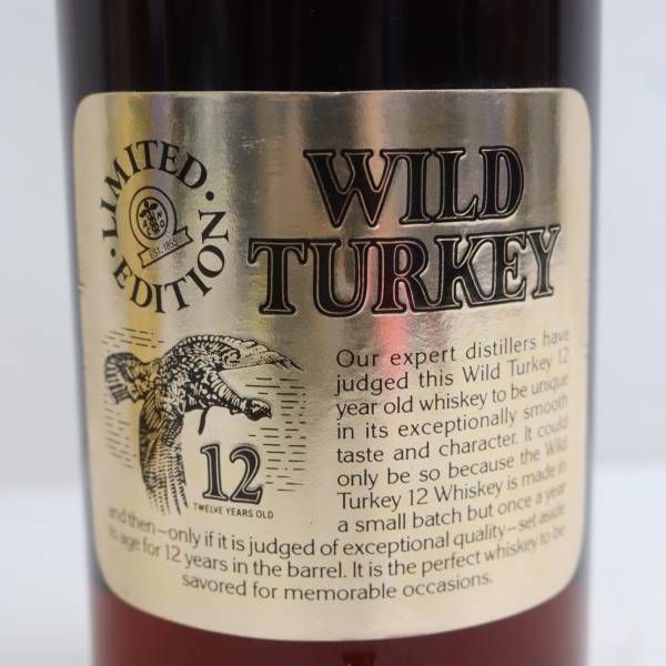 WILD TURKEY（ワイルドターキー）12年 リミテッド エディション ...
