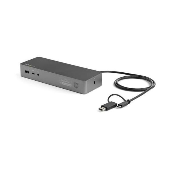 StarTech.com ドッキングステーション USB Type-C Type-A対応 ブラック＆スペースグレーDK30C2DPEP 1台