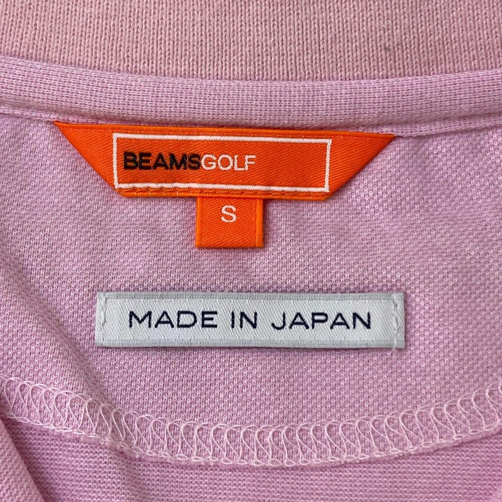 サイズ：S BEAMS GOLF ビームスゴルフ 半袖 ポロシャツ ピンク系