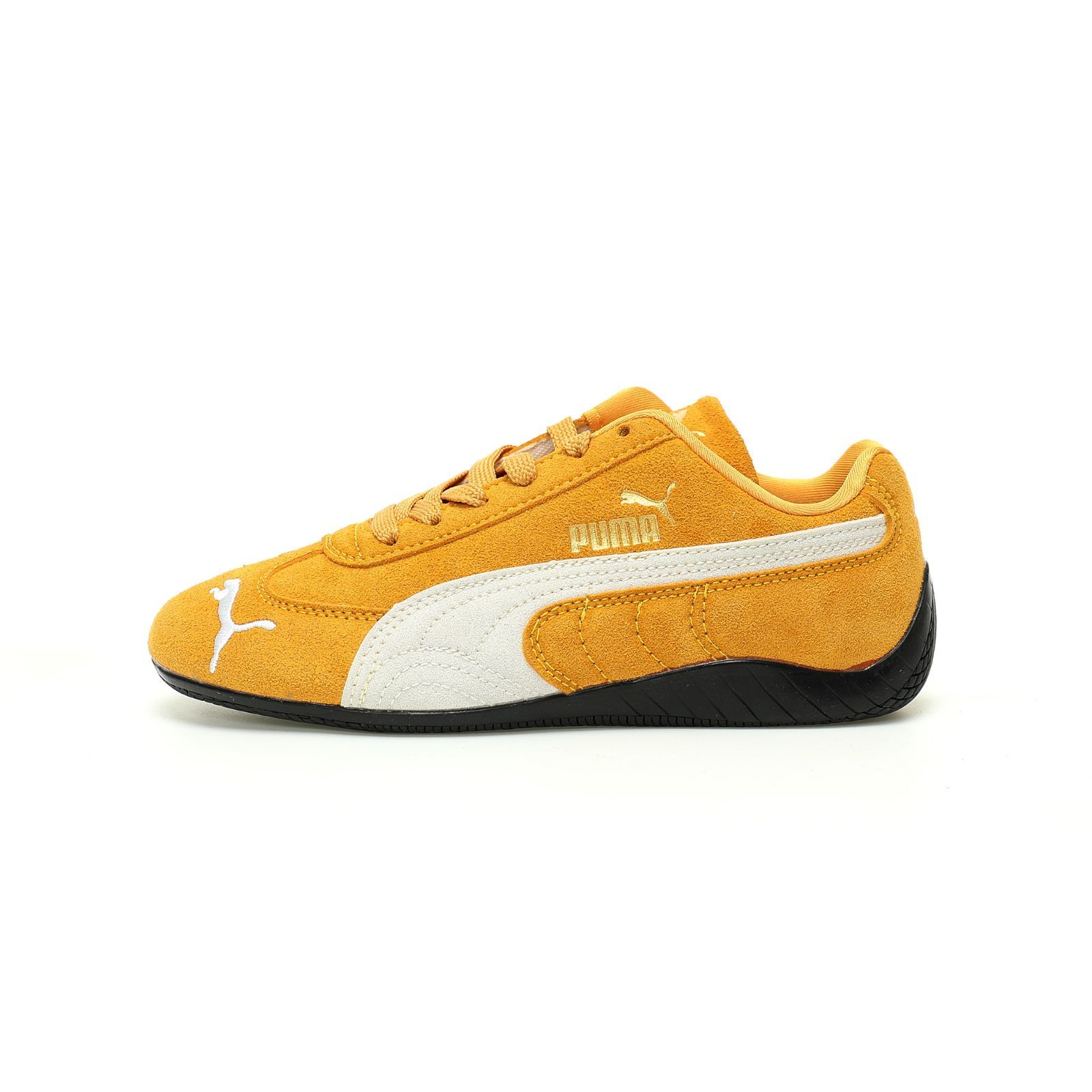 25春夏 プーマ PUMA ユニセックス メンズ レディース SPEEDCAT イエロー スピードキャット OG スニーカー 398846 06ローカット レザーアッパー モータースポーツ ドライビング