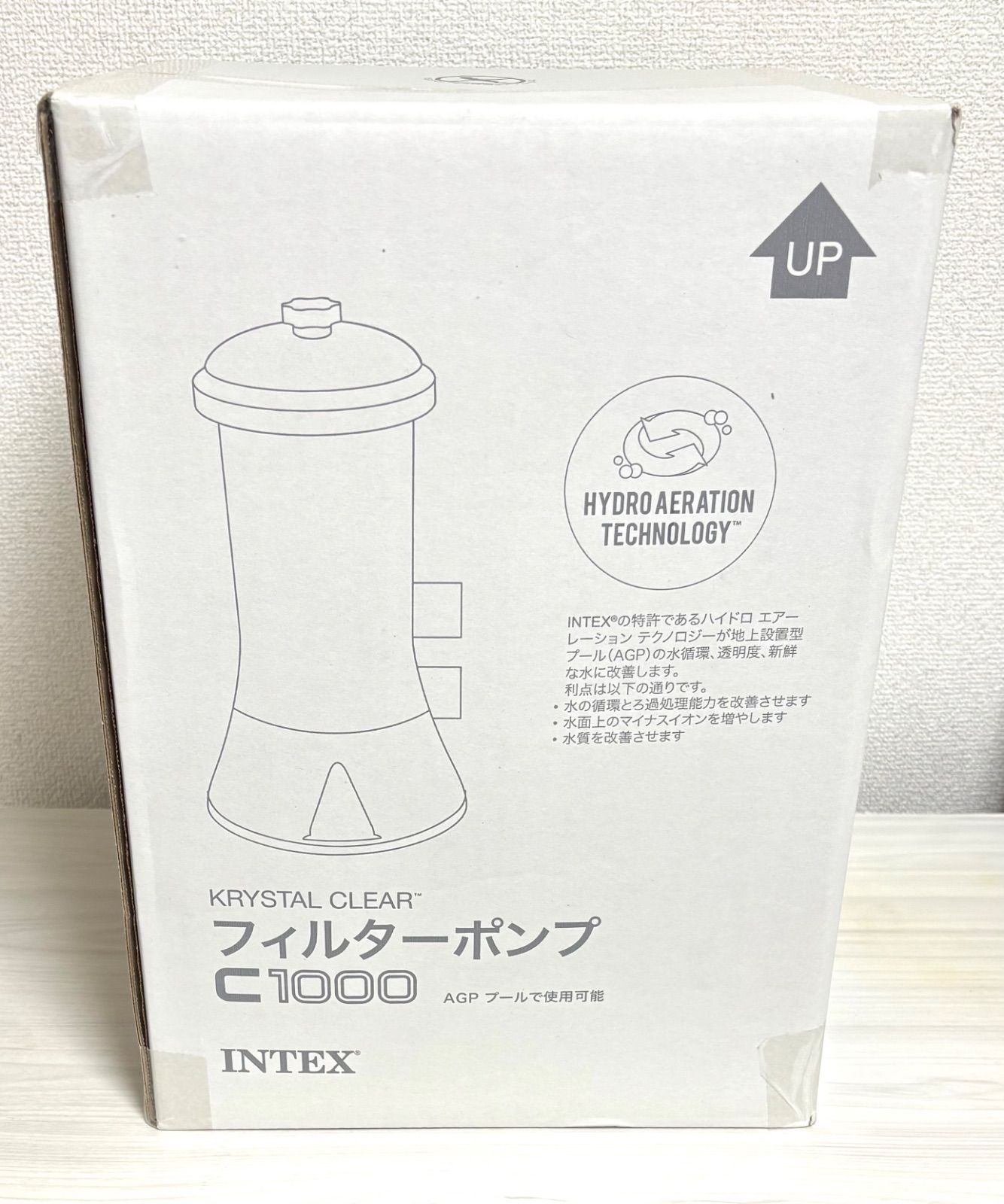 カートリッジフィルター１個付き クリスタルクリア