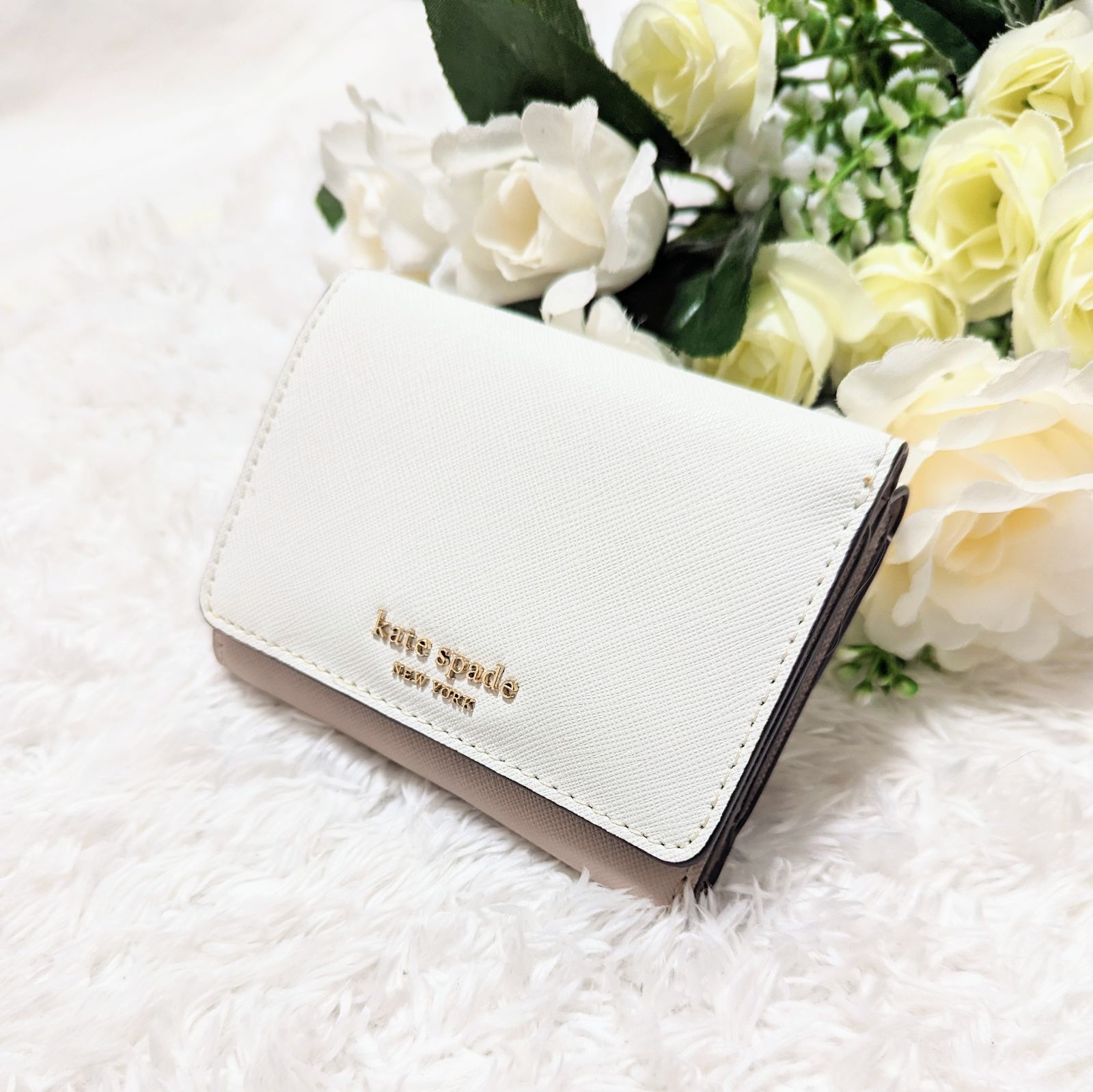 未使用品 kate spade ケイトスペード 三つ折り財布 コンパクト 未使用品 kate spade ケイトスペード 三つ折り財布 コンパクト