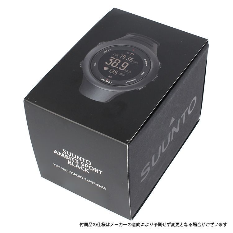 【新品・未使用・訳あり】 SUUNTO AMBIT3 SPORT BLACK suunto-ambit3-peak-black-hr-