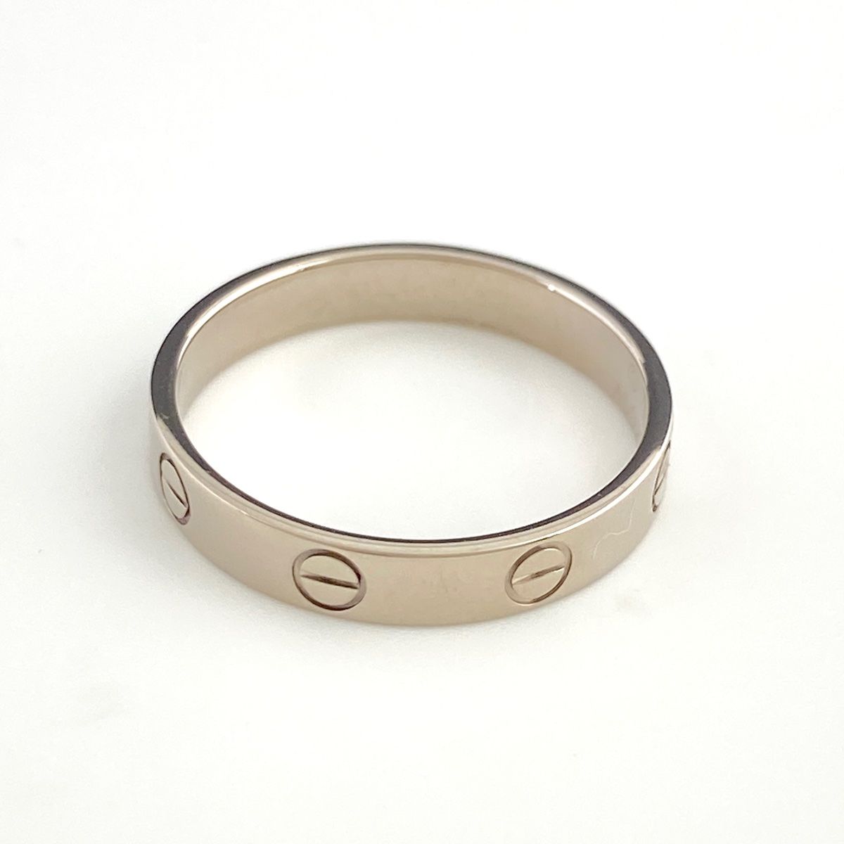 カルティエ ミニラブリング 7.5号 #48 ホワイトゴールド カルティエ