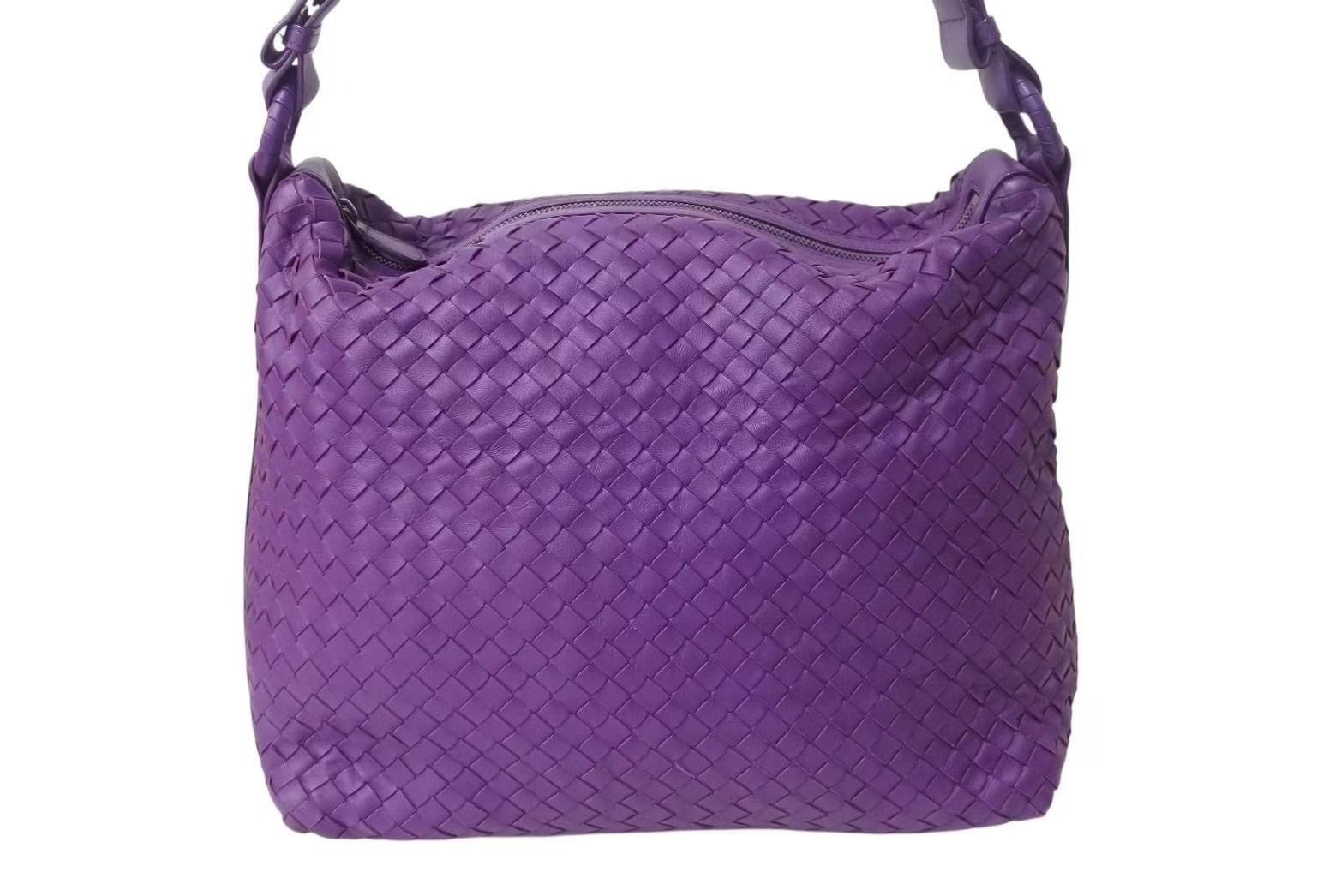 きくひめさん専用 ボッテガ ヴェネタ　ハンドバッグ パープル BOTTEGA VENETA ボッテガヴェネタ ハンドバッグ パープル 紫
