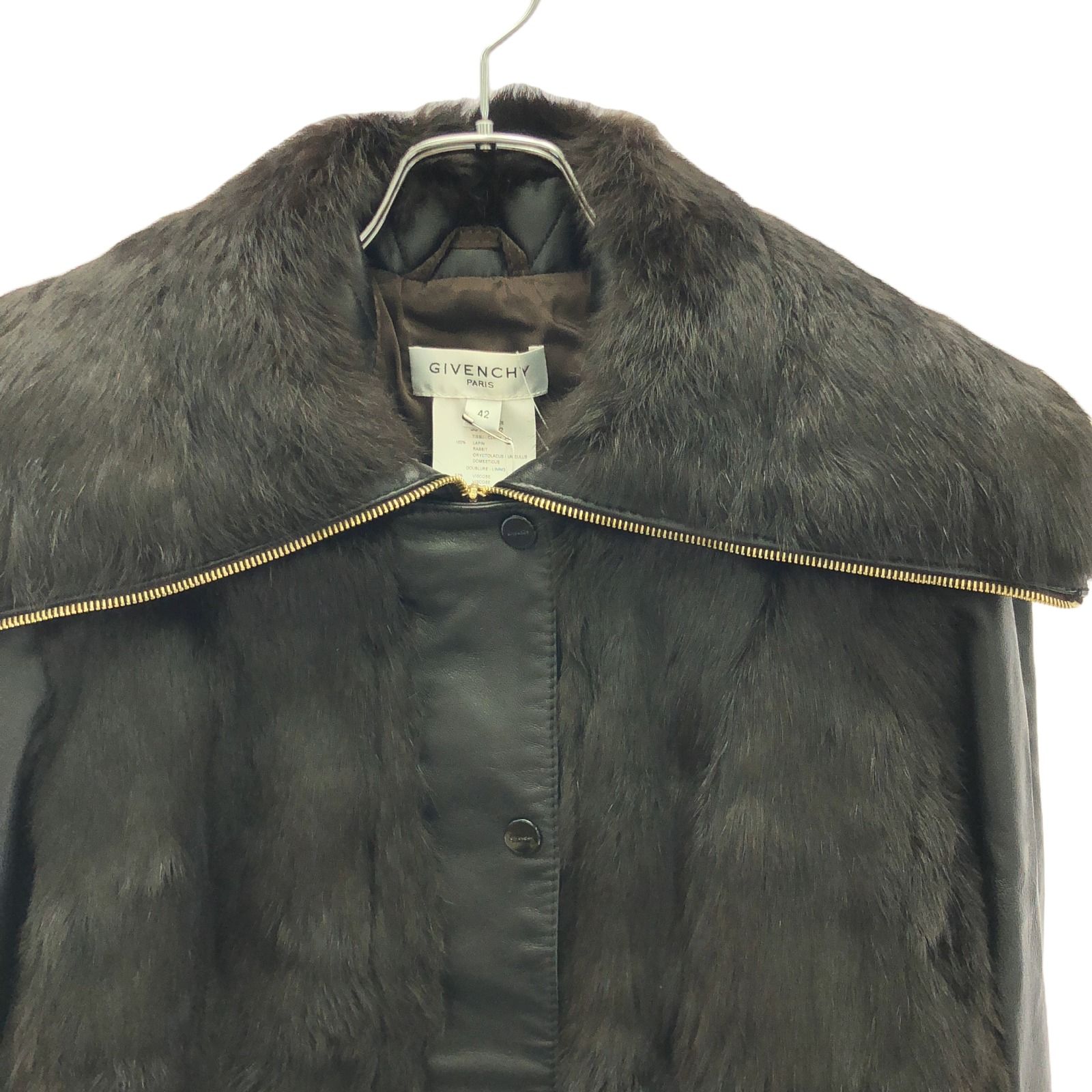 RUIRUE BOUTIQUE フォックスファー付きケープコート(7号～15号