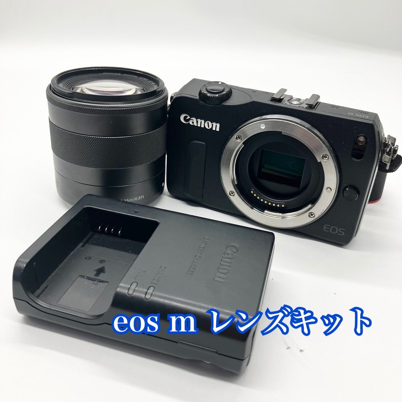 Canon ミラーレス一眼カメラ EOS M レンズキット EF-M18-55mm F3.5-5.6 ...