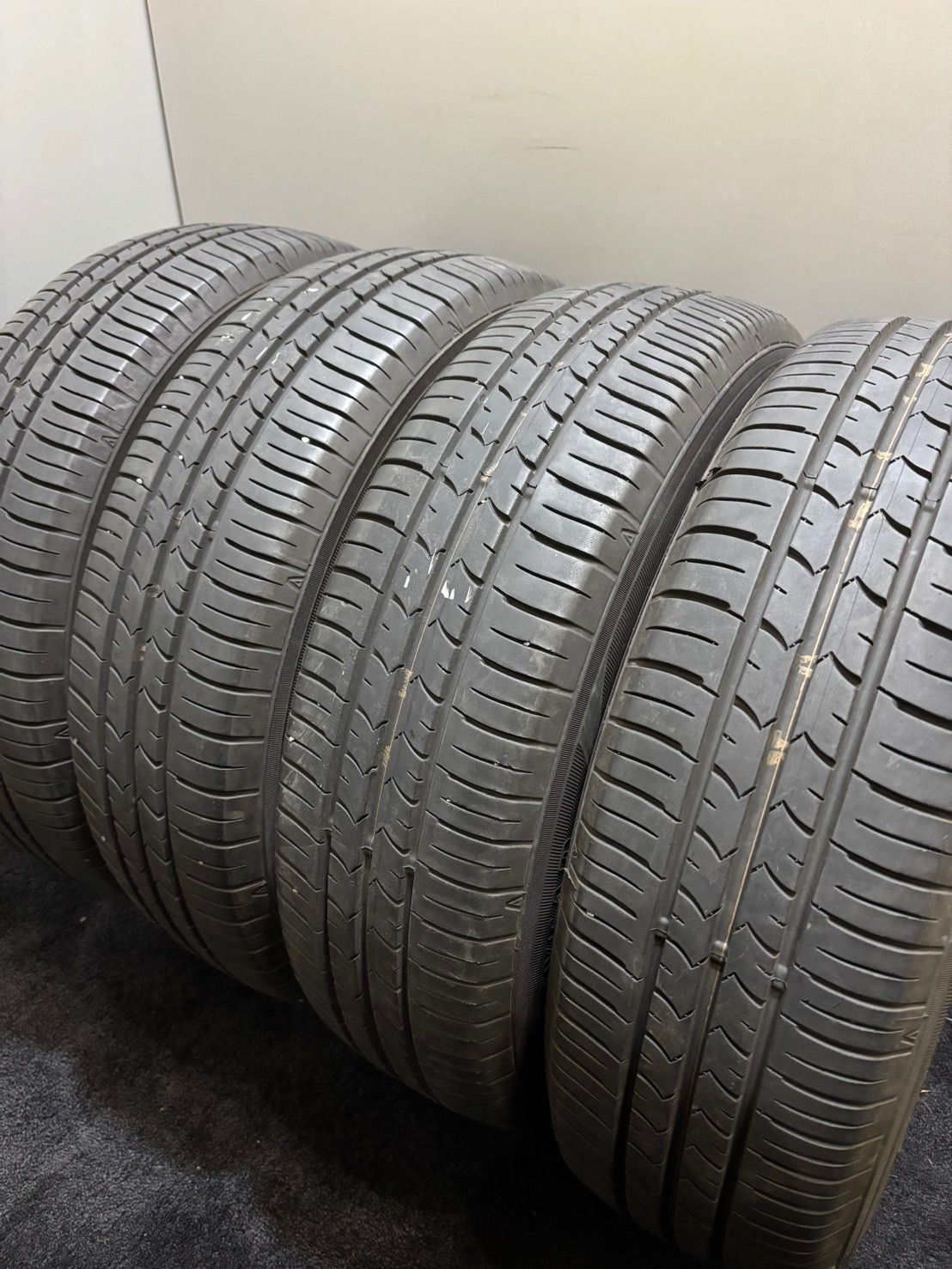 175/65R15 GOODYEAR/EfficientGrip EG01 20年製 夏タイヤ サマータイヤ 4本 アクア ヤリス フィット (南1-I377)