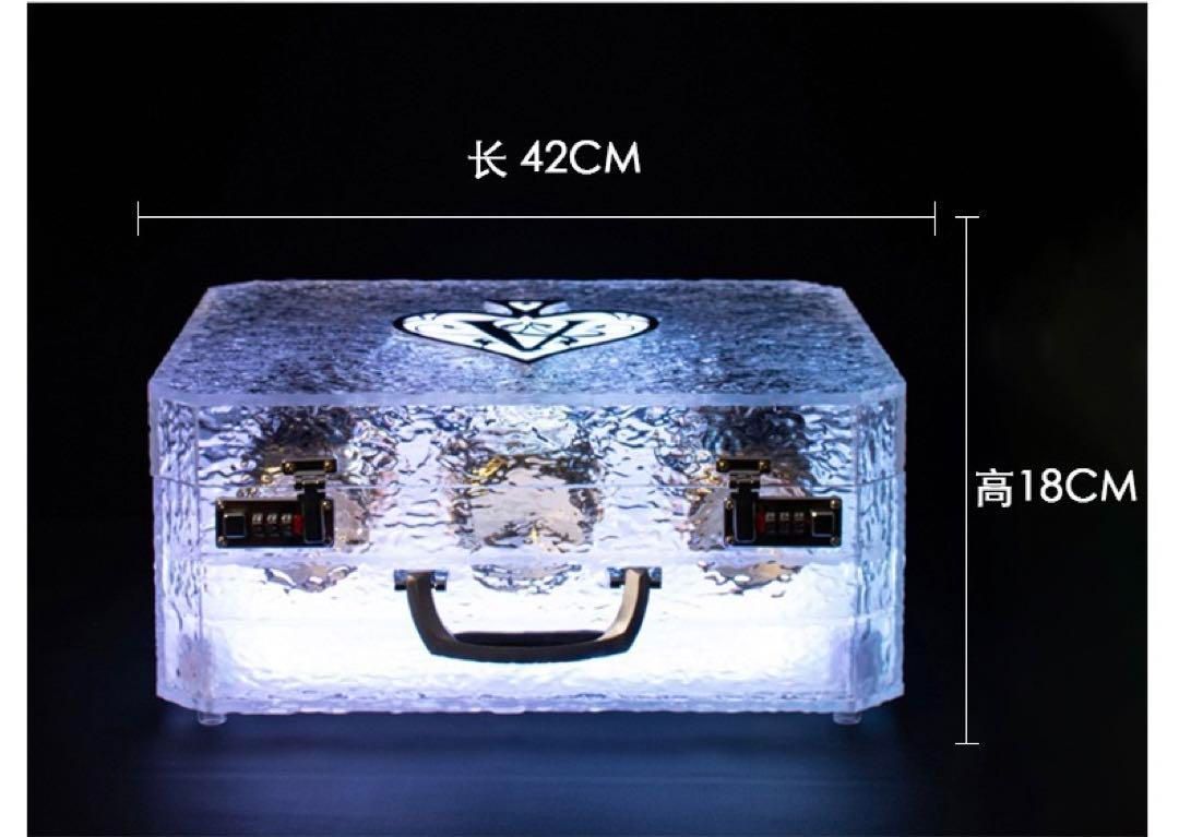 アルマンド アタッシュケース シャンパン ケース LED ディスプレイ