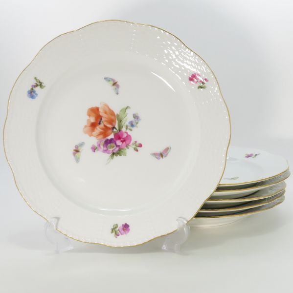 KPMベルリン プレート□フラワーブーケ ベーシックフラワー ディナー