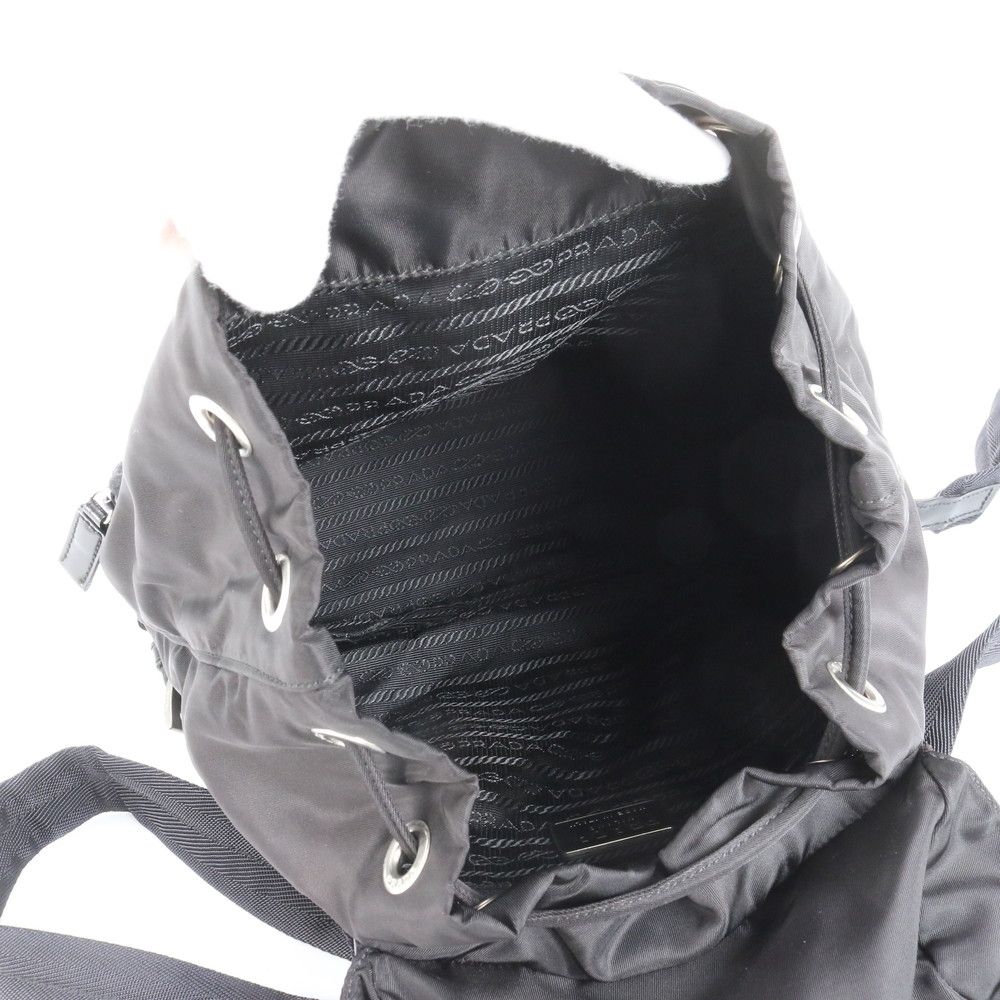 最安値❗️ PRADA プラダ ナイロン リュックサック 黒 ギャランティ