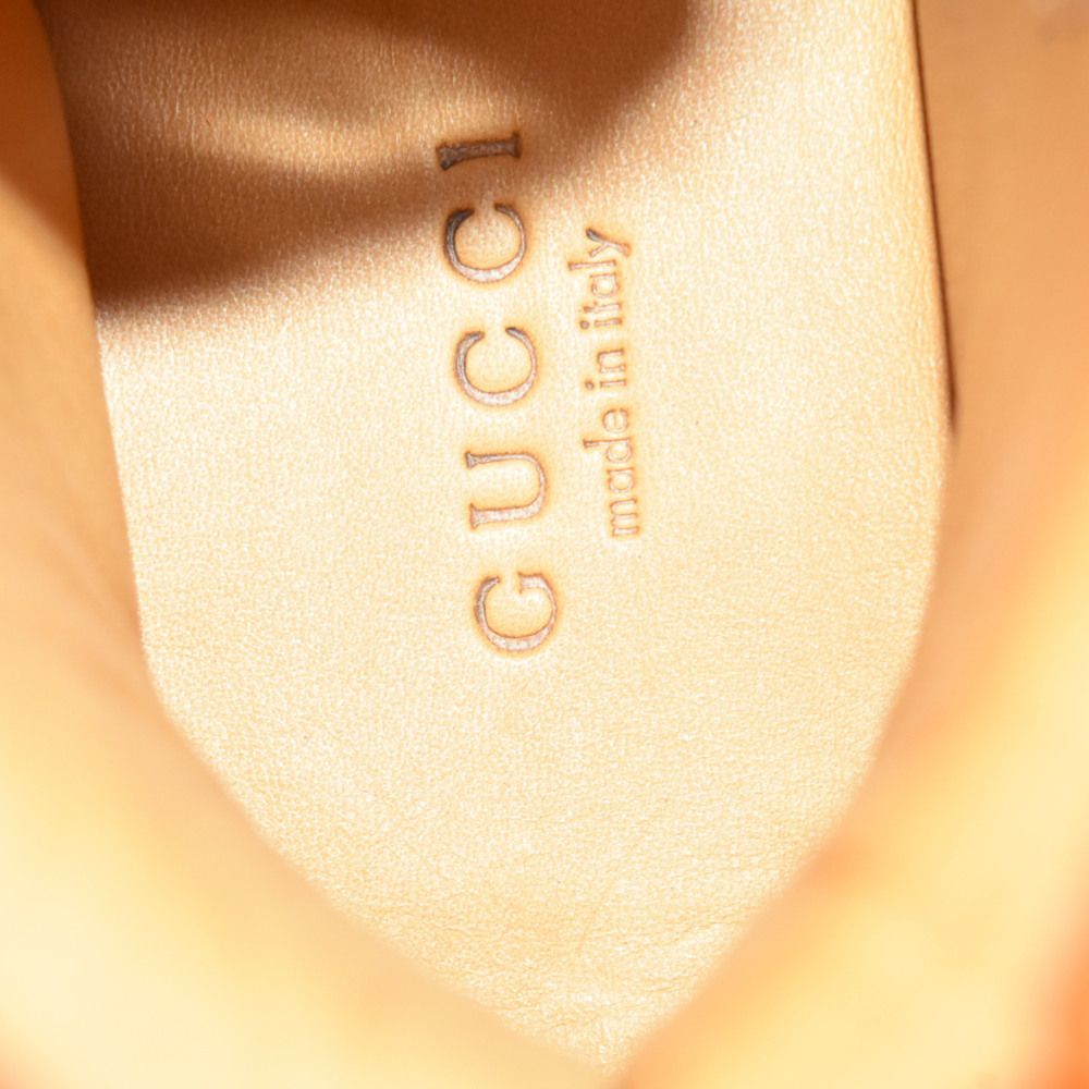 GUCCI グッチ GG キャンバス ロゴ ブーツ ベージュ