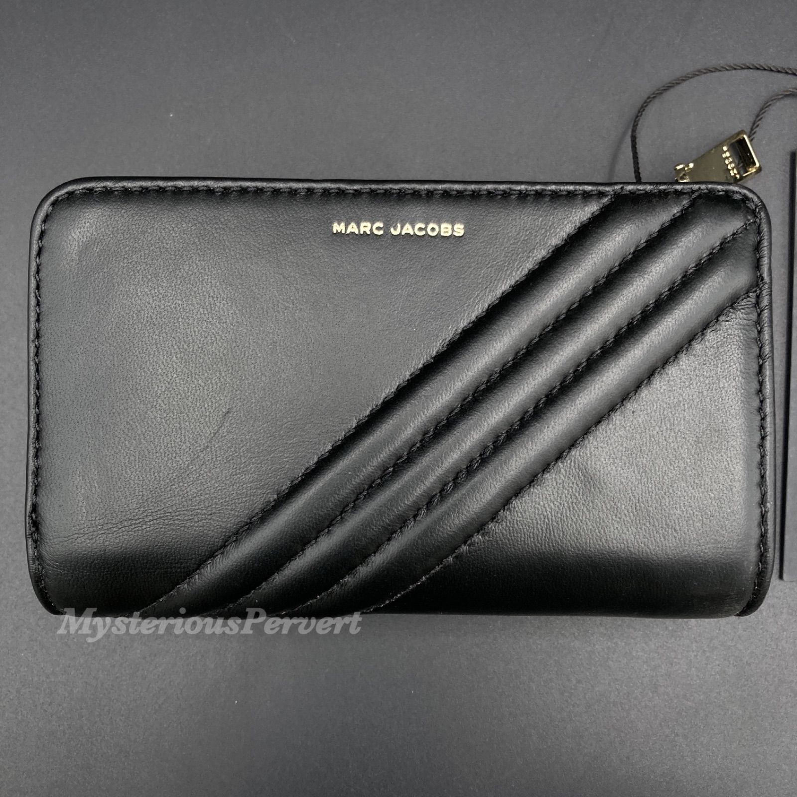 036)Marc Jacobs マークジェイコブス ザ グラム 二つ折り 財布