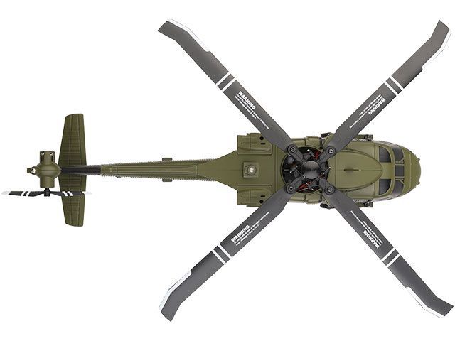 新品 HiTEC 2.4GHz 5CH ヘリコプター K170 UH-60L Black hawk