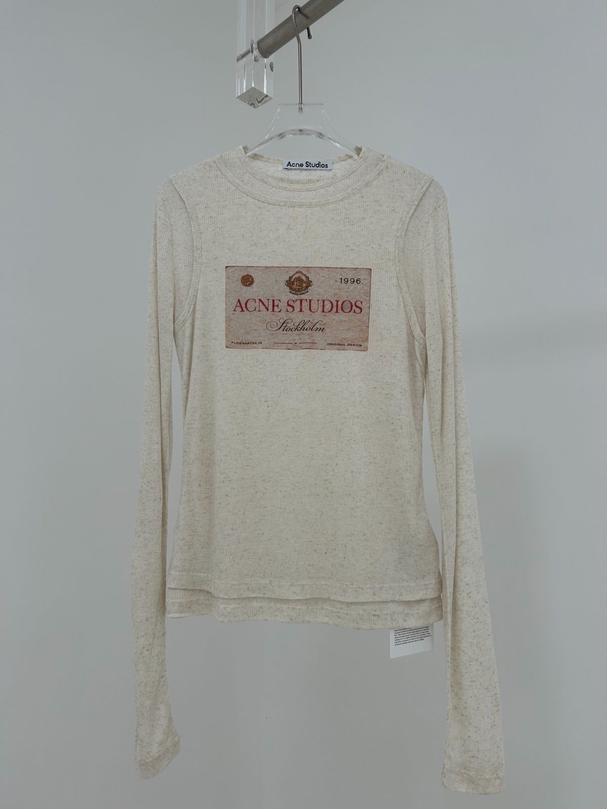 【Acne Studios】ダブルレイヤーロングスリーブTシャツ Acne Studios - ダブルレイヤーロングスリーブTシャツ