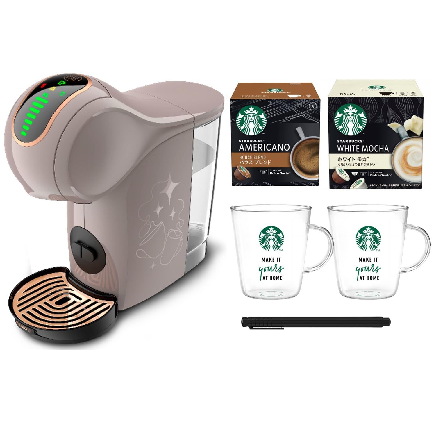 ネスカフェ ドルチェグスト ジュニオ エス シェア モカローズ スターバックス ネスレ ネスカフェドルチェグスト ジェニオ エス シェア スタバ