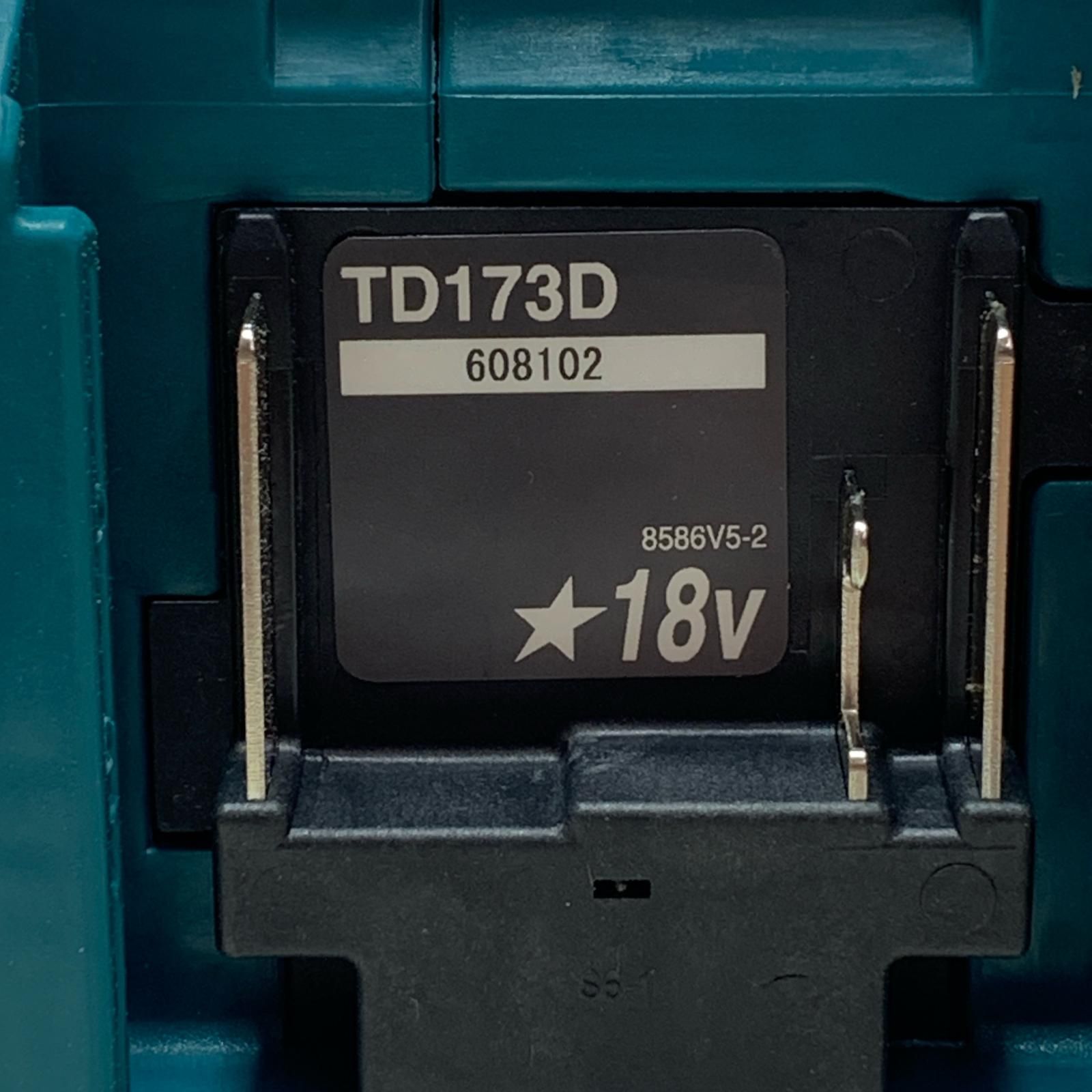 充電式インパクトドライバ TD173D