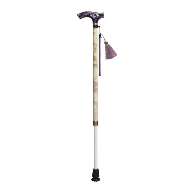 フジホーム ウィリアム モリス 伸縮 ステッキ ジャスミン 杖 10段階調節 歩行サポート 母の日 父の日 プレゼント 化粧箱入り WB5106 敬老の日